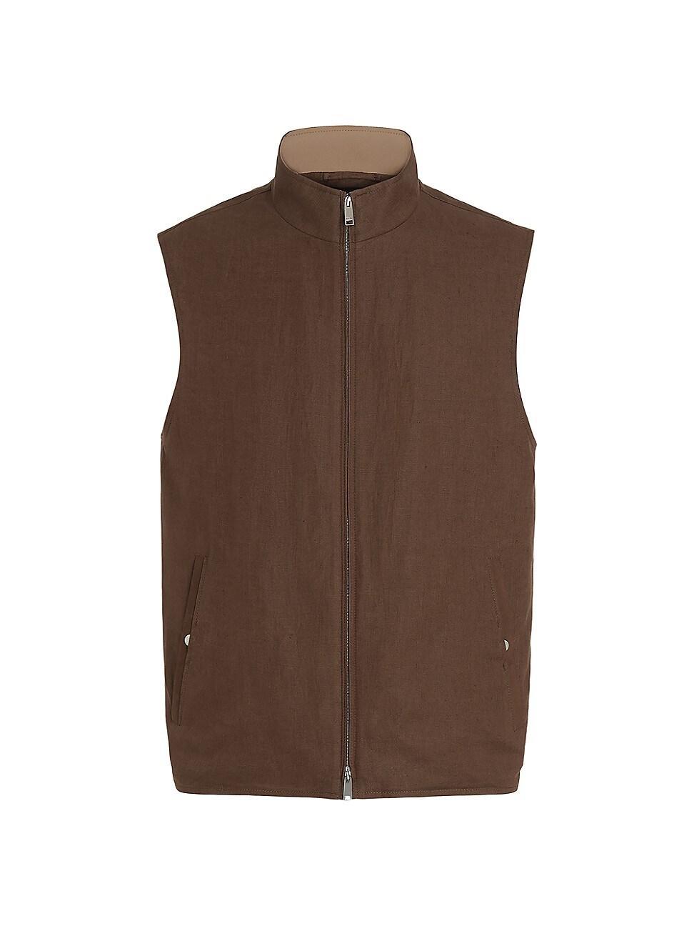 Mens Oasi Lino Vest Product Image