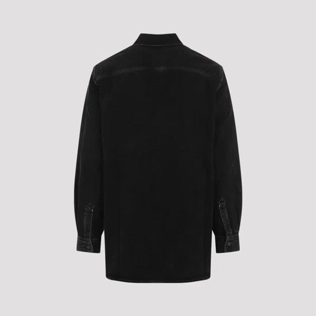 ACNE STUDIOS Cotton Shirt In Black Product Image