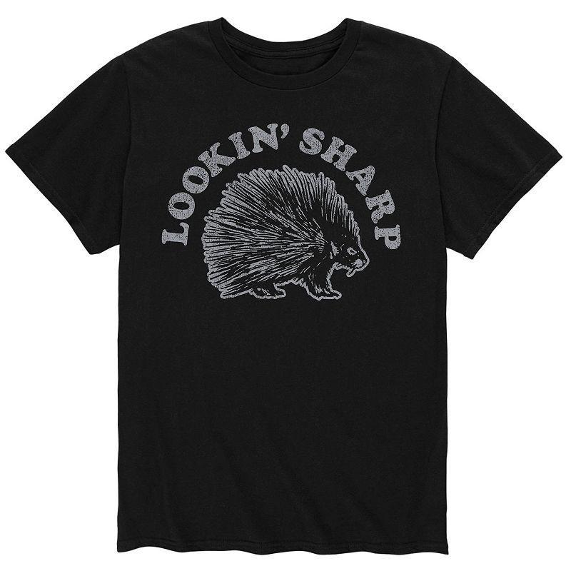 Mens Lookin Sharp Porcupine Tee Black Product Image