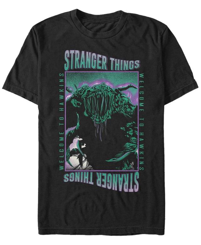 Stranger Things Mens Welcome To Hawkins Demogorgon Short Sleeve T-Shirt Product Image