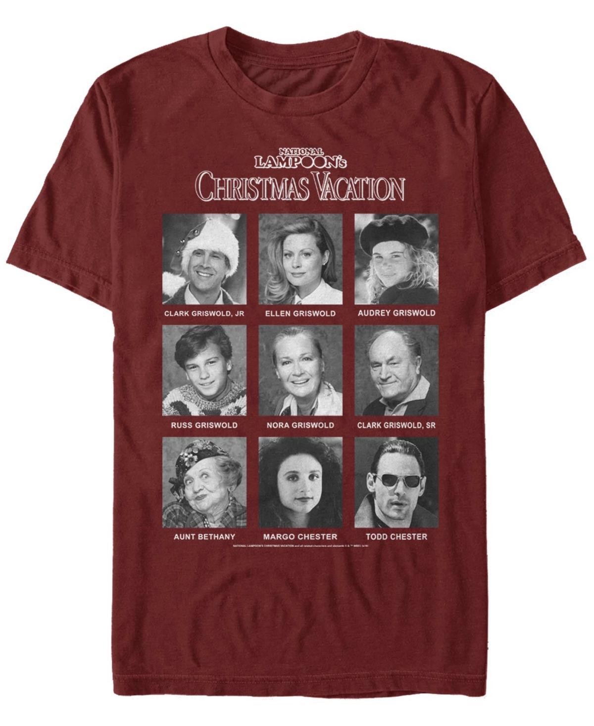 Mens National Lampoon Christmas Vacation Family Yearbook Short Sleeve T-shirt Product Image