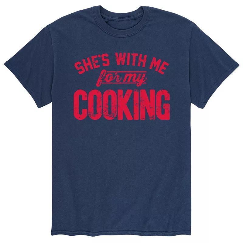 Mens Shes With Me For Cooking Tee Product Image