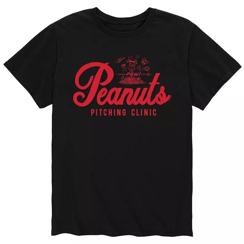 Mens Peanuts Pitching Clinic T-shirt Product Image