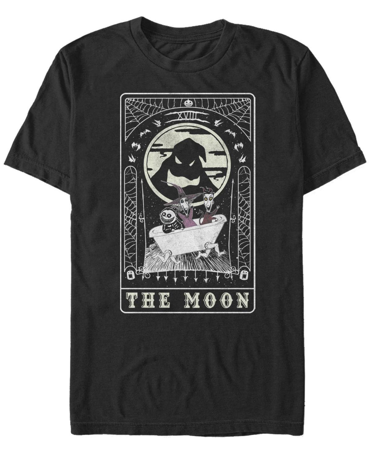 Mens Disney The Nightmare Before Christmas The Moon Card Tee Black Product Image