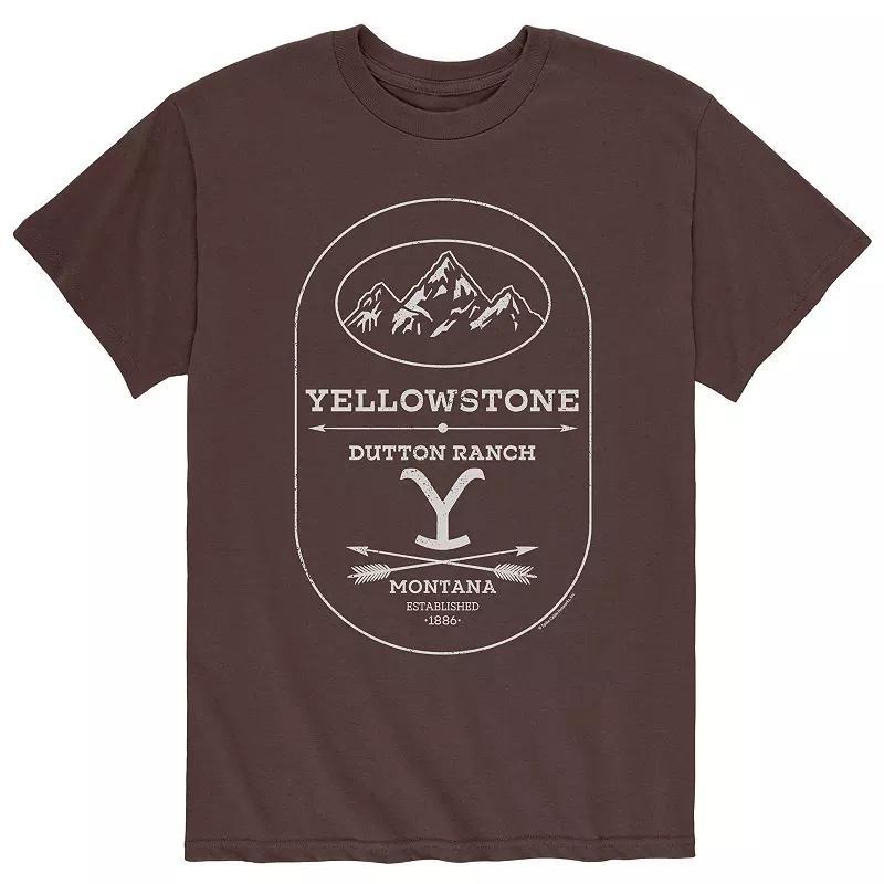 Big & Tall Yellowstone Montana Tee, Mens Product Image