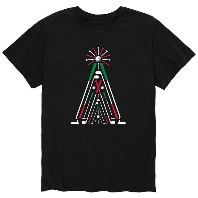 Mens Golf Christmas Tree Tee Product Image