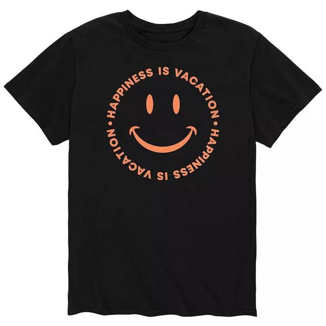 Mens Happniness Is Vacation Tee Product Image