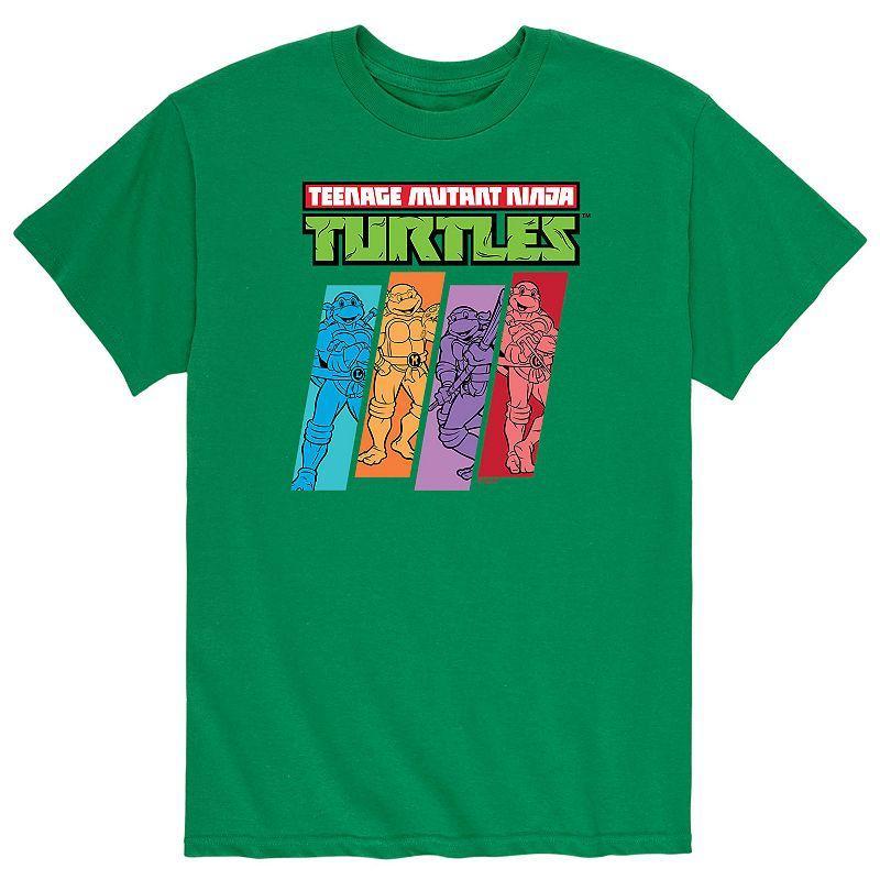 Mens Teenage Mutant Ninja Turtles Color Stripes Tee product image