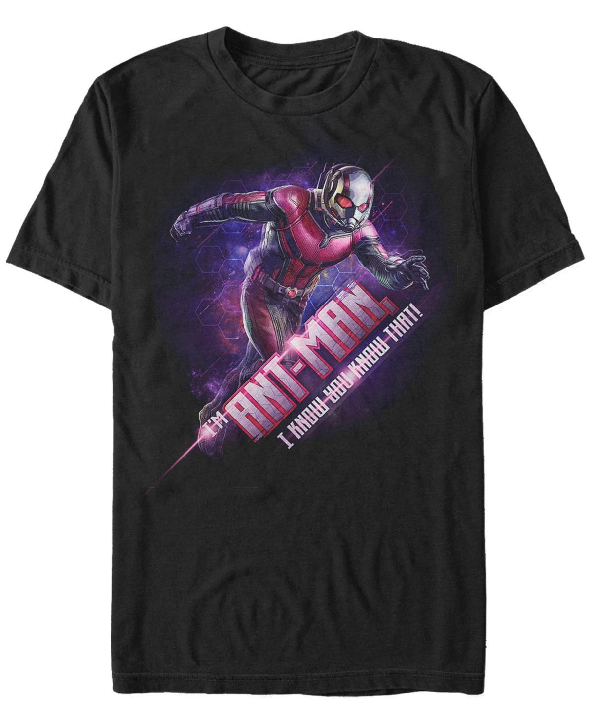 Mens Marvel Avengers Endgame Ant-Man Quote Portrait Graphic Tee Product Image