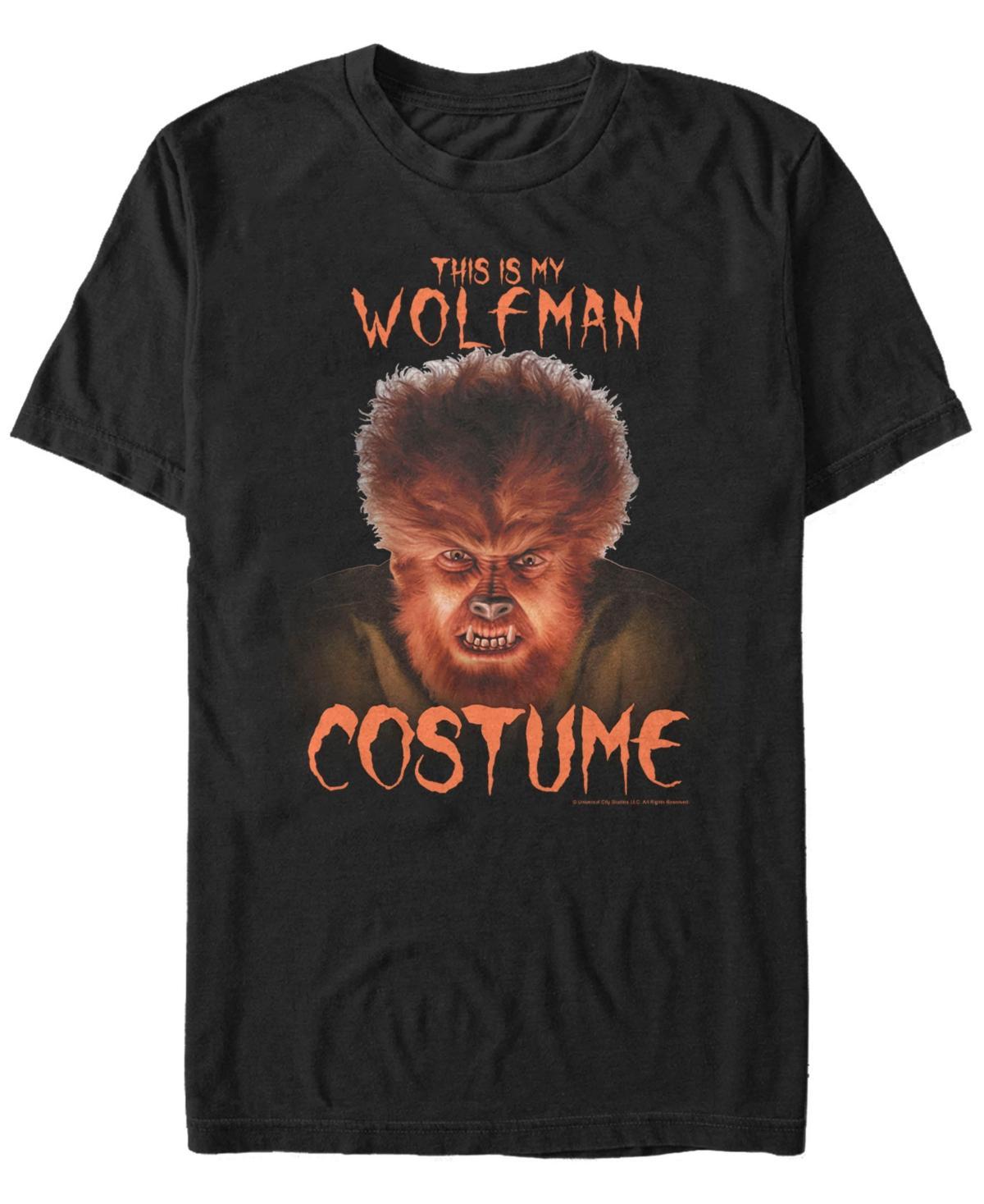 Fifth Sun Universal Monsters Wolfman Costume Mens Short Sleeve T-shirt Product Image