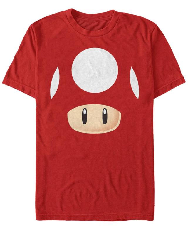 Nintendo Mens Super Mario Mushroom Costume Short Sleeve T-Shirt Product Image