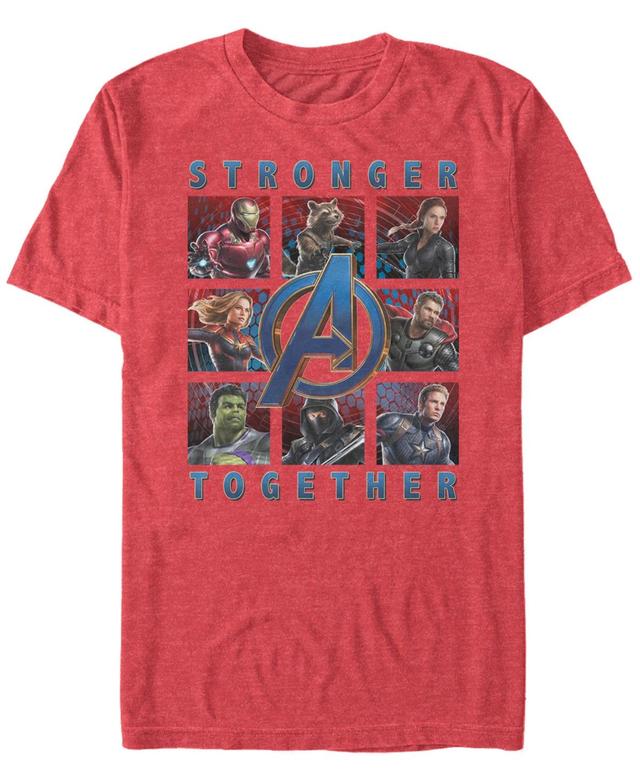 Marvel Mens Avengers Endgame Stronger Together Boxes, Short Sleeve T-shirt Product Image