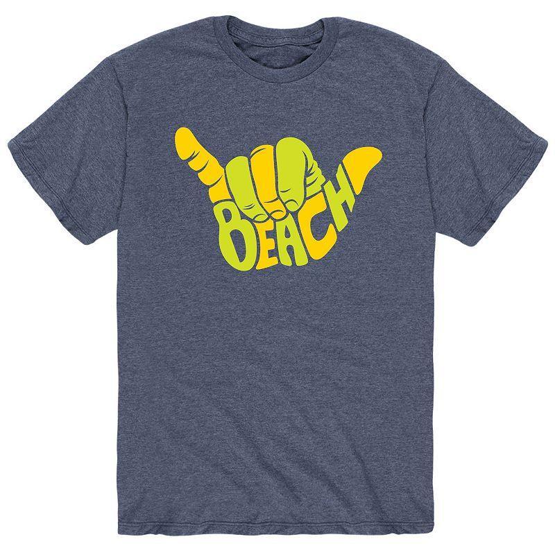 Mens Beach Aloha Hand Gesture Tee Product Image