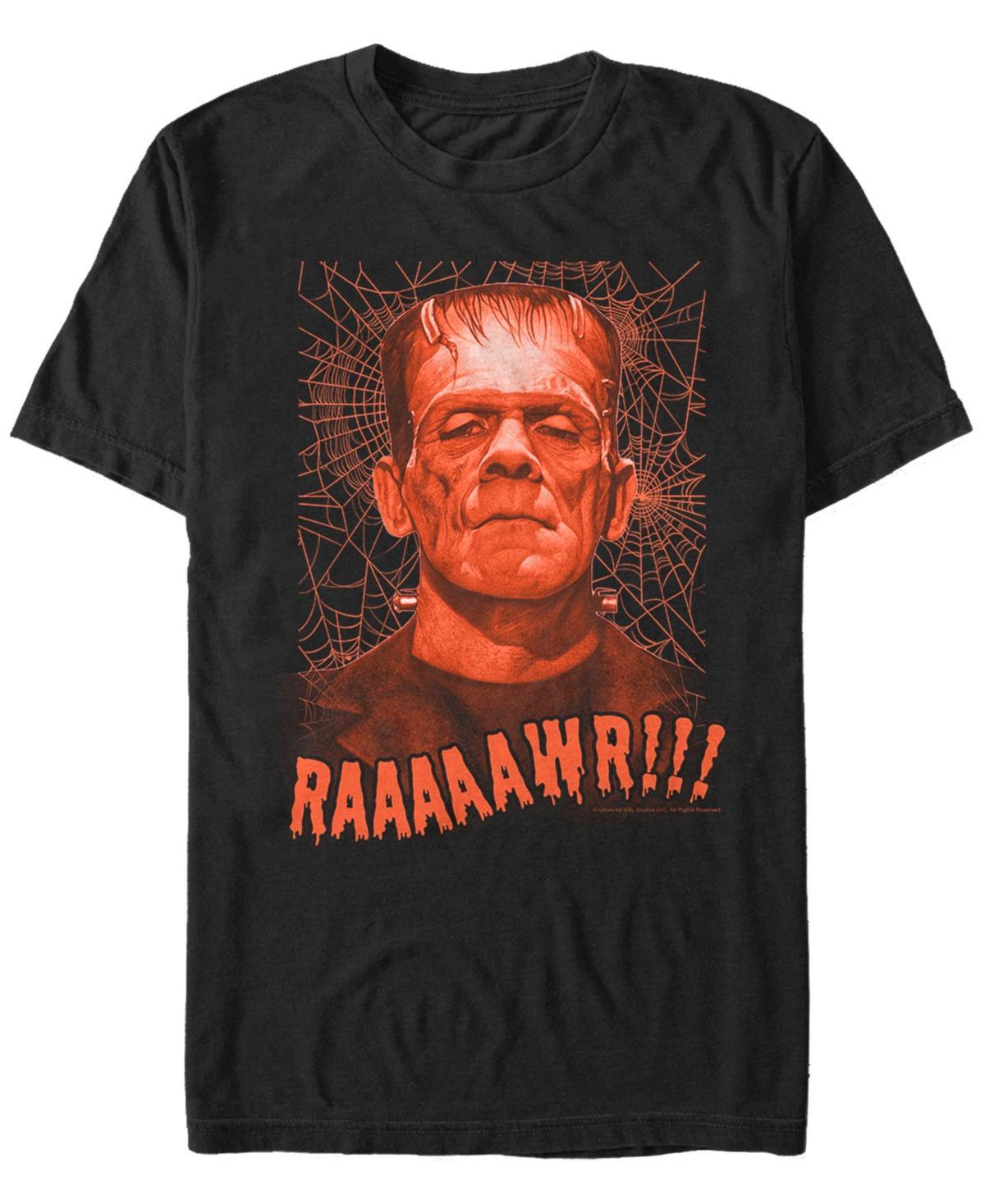 Universal Monsters Mens Rawr Frankenstein Portrait Short Sleeve T-Shirt Product Image