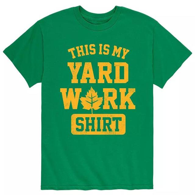 Mens This My Yard Work Shirt Tee Product Image