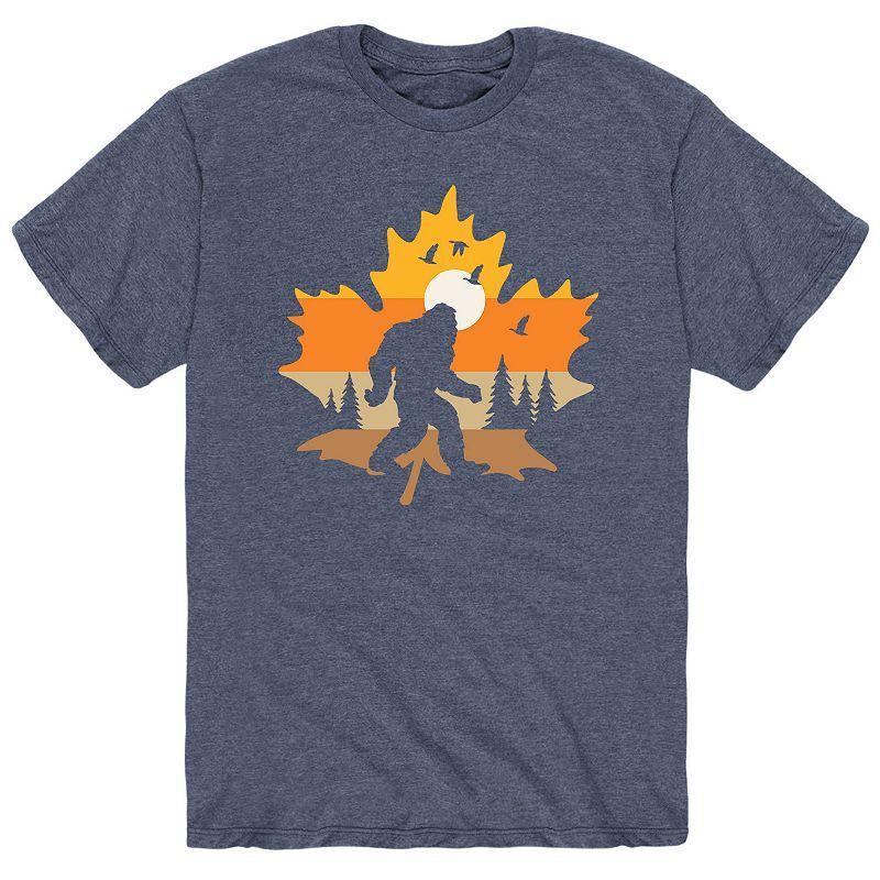 Mens Autumn Sasquatch Tee Med Blue Product Image