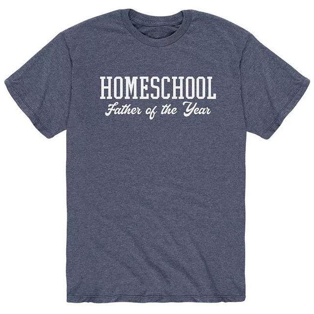 Mens Homeschool Father Of The Year Graphic Tee Product Image