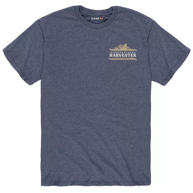 Mens Case IH Harvester Tee Grey Blue Product Image