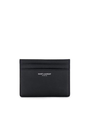 Saint Laurent Card Holder Black.. Product Image