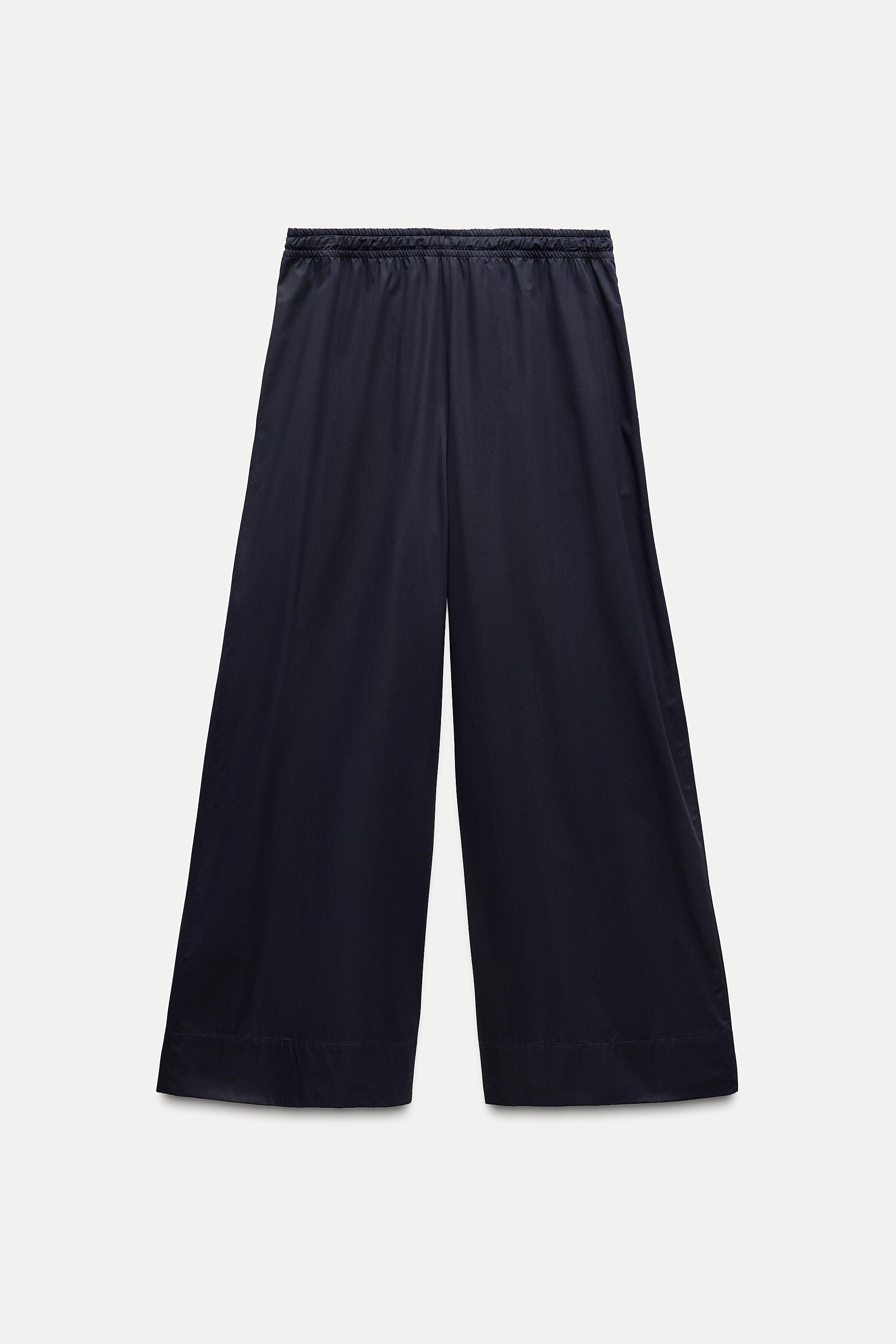 WIDE LEG PAJAMA PANTS ZW COLLECTION Product Image