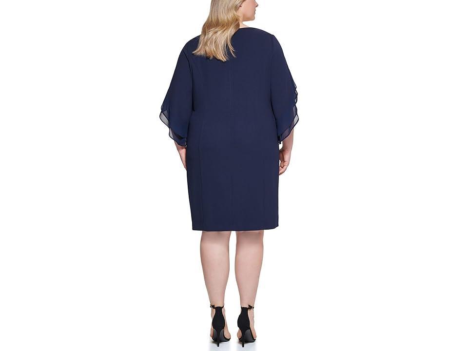 DKNY Plus Size Sheath Dress Women's Clothing Product Image