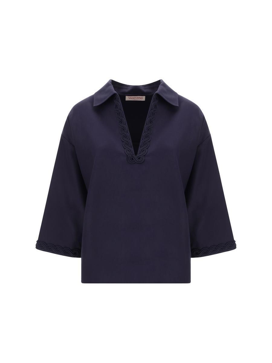 VALENTINO Top In Navy Product Image