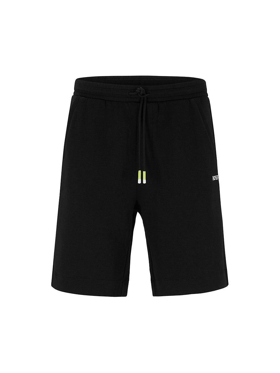 Mens Regular-Fit Shorts With Multi-Colored Logo Product Image