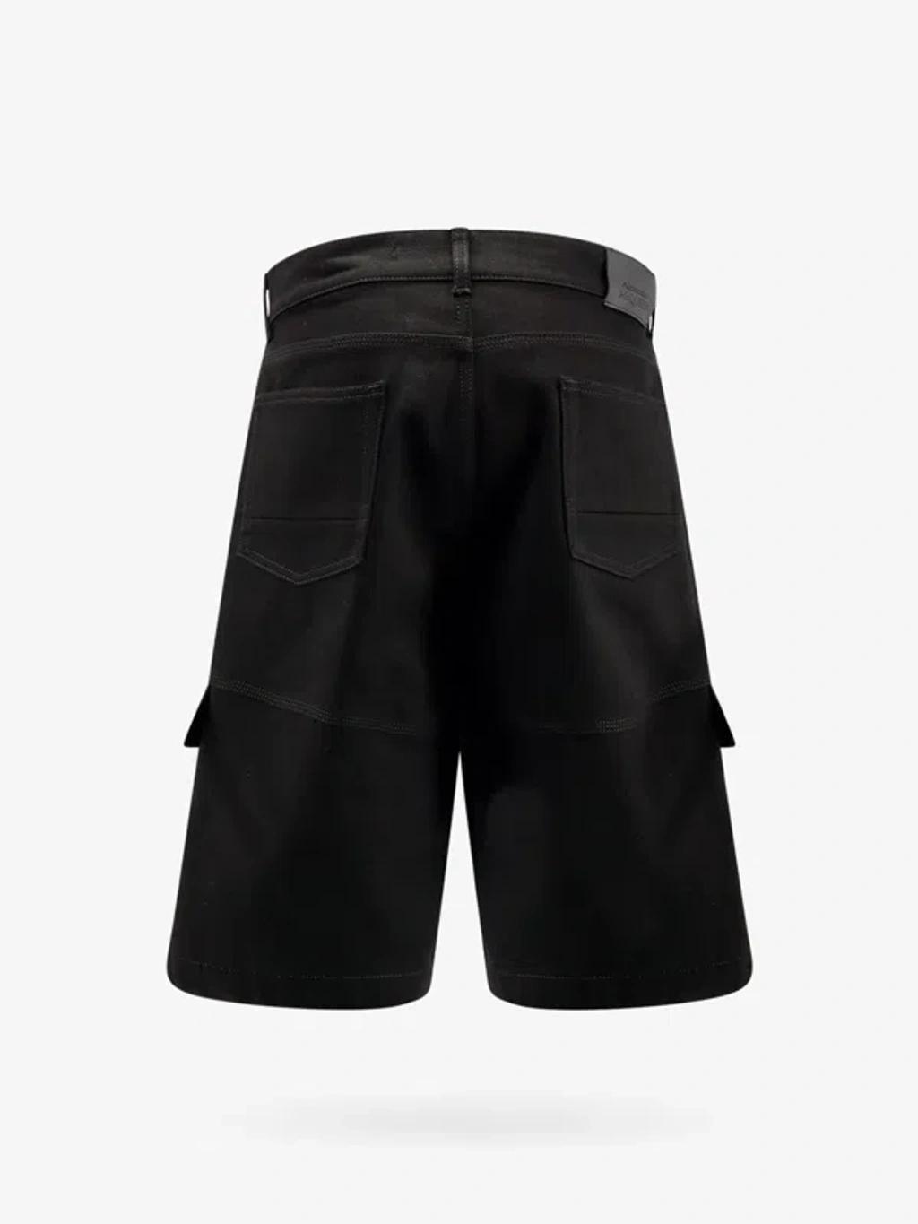 Man Bermuda Shorts Man Black Bermuda Shorts Product Image