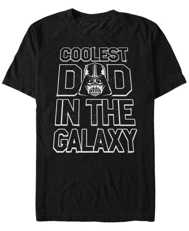 Star Wars Mens Darth Vader Coolest Dad In The Galaxy Short Sleeve T-Shirt Product Image