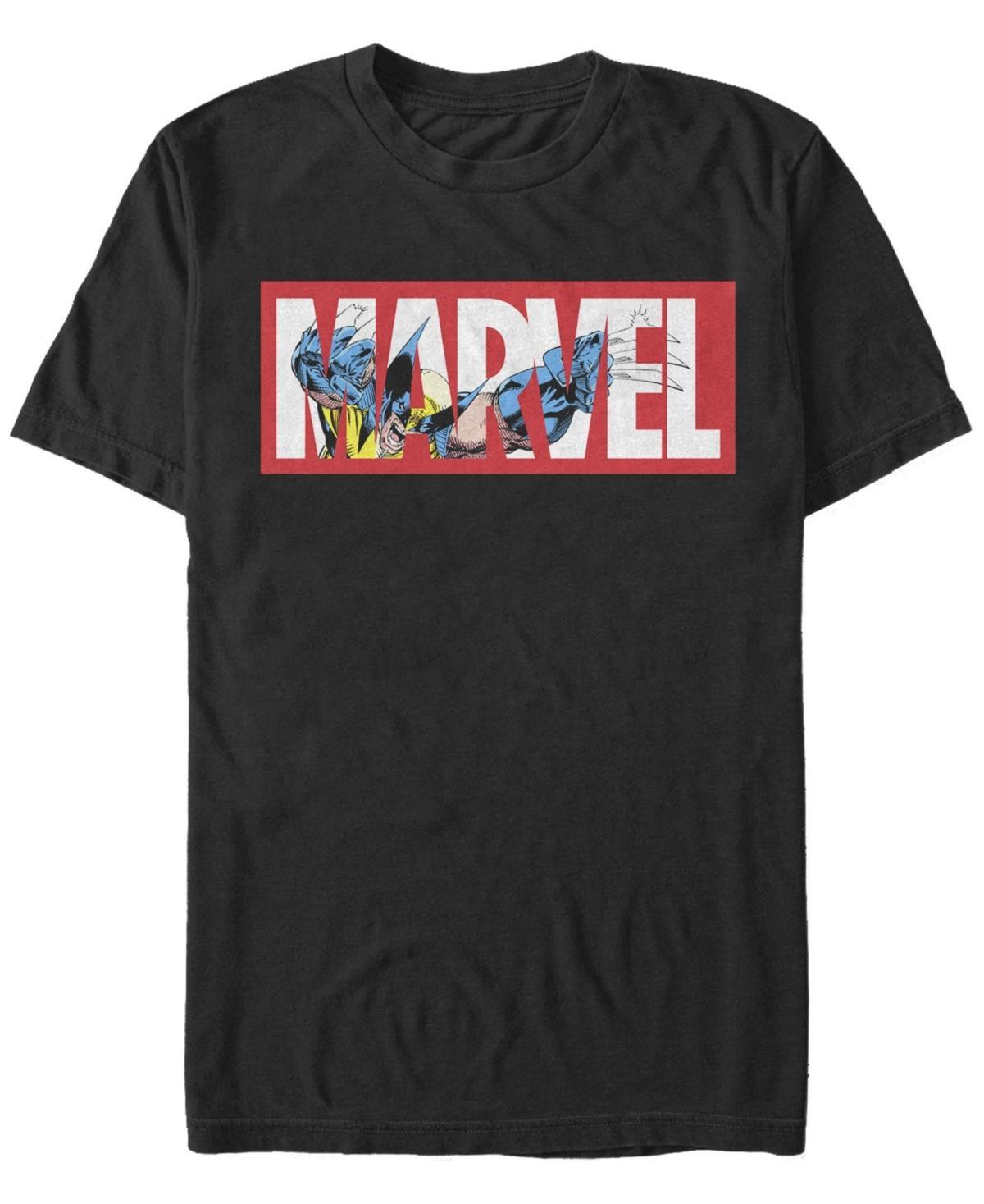 Mens Marvel X-Men Wolverine Logo Fill Tee Product Image