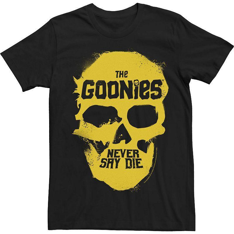 Mens Goonies Never Say Die Skull Movie Quote Tee Product Image