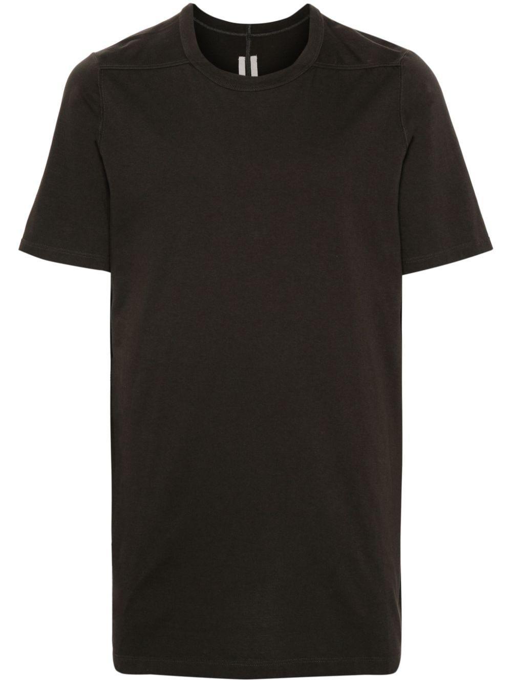 RICK OWENS Level Organic-cotton T-shirt In Brown Product Image