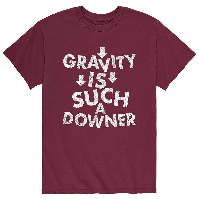 Mens Gravity Such Downer Tee Red Product Image