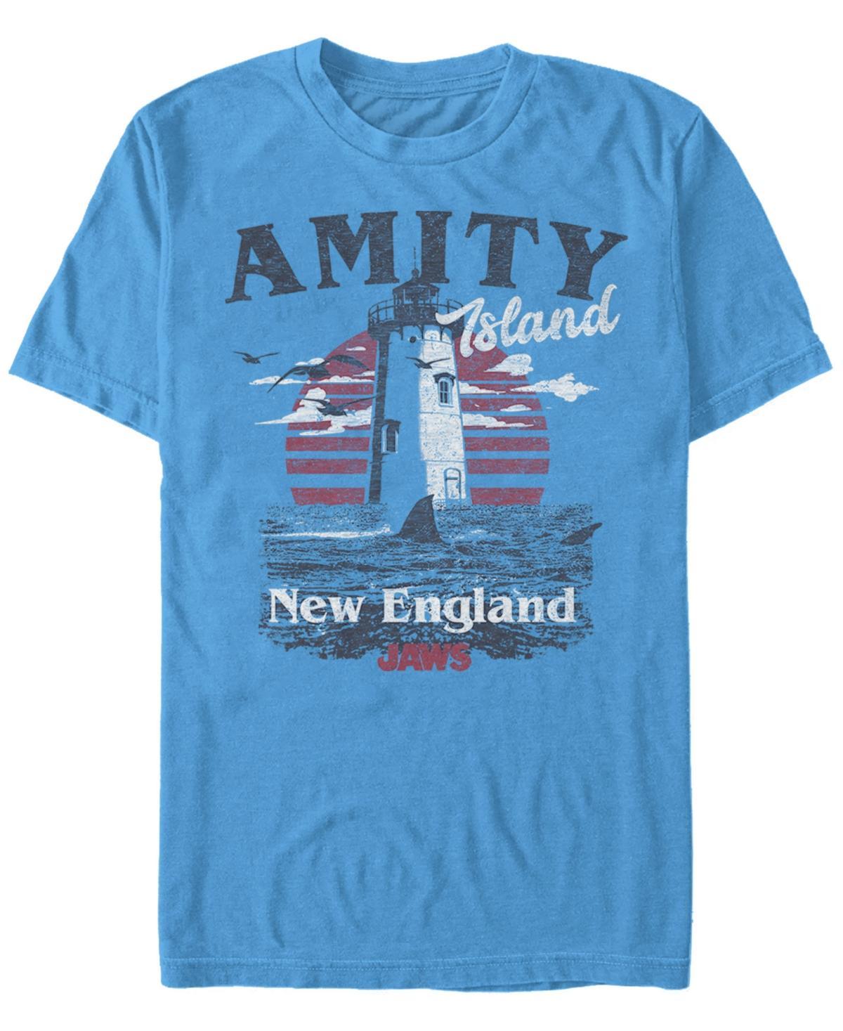 Mens Jaws Amity Island Lighthouse Destination Tee Product Image