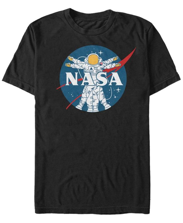 Nasa Mens Vitruvian Astronaut Short Sleeve T-Shirt Product Image