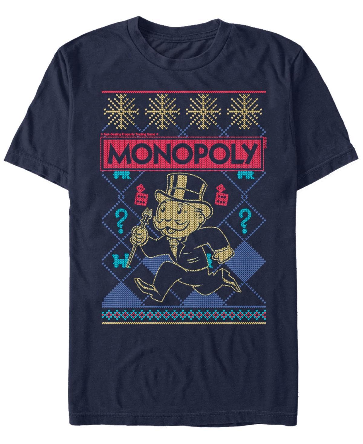 Monopoly Mens Christmas Style Short Sleeve T-Shirt Product Image