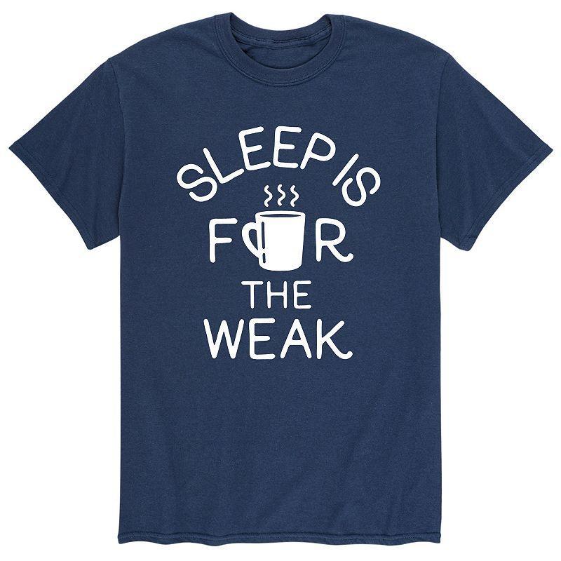 Mens Sleep Is For The Weak Tee Blue Product Image