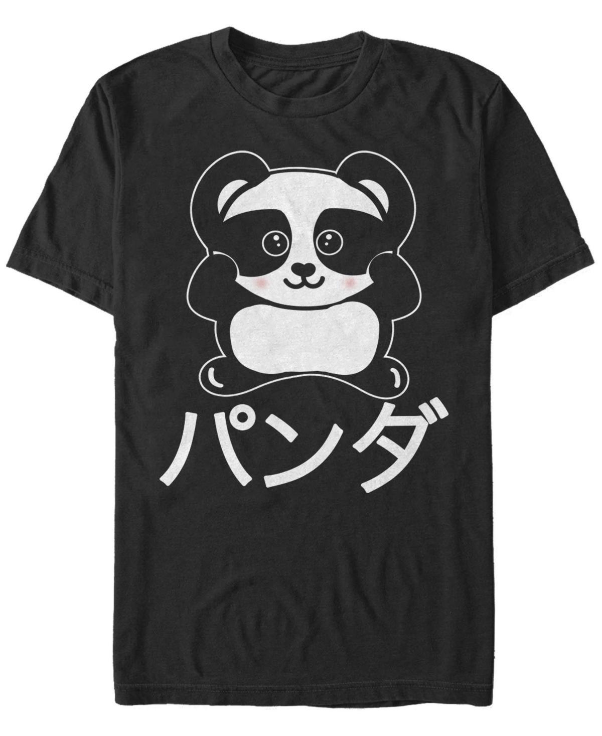 Fifth Sun Mens Panda Anime Short Sleeve Crew T-shirt Product Image