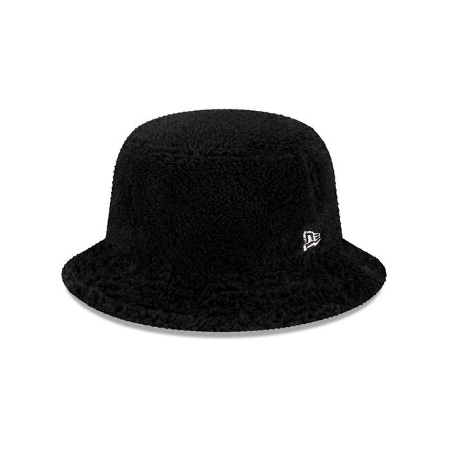 New Era Cap Fleece Black Bucket Hat Male Product Image