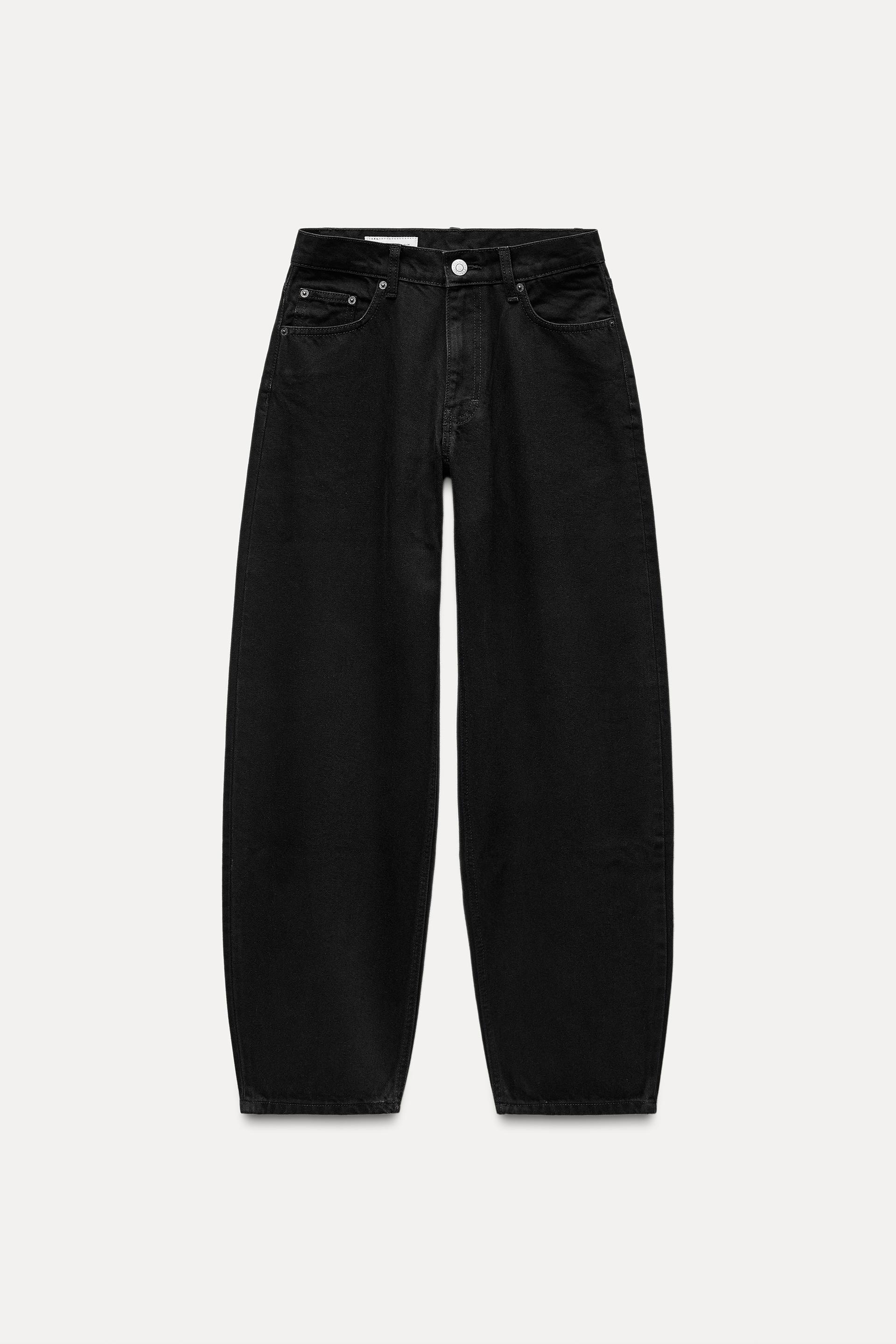 MID WAIST TRF BALLOON JEANS Product Image