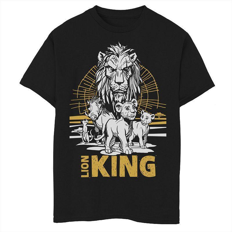 Disneys The Lion King Mens Scar, Simba & Nala Graphic Tee Product Image