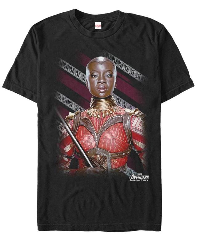 Marvel Mens The Avengers Infinity War Okoye Wakandas Finest Warrior Short Sleeve T-Shirt Product Image