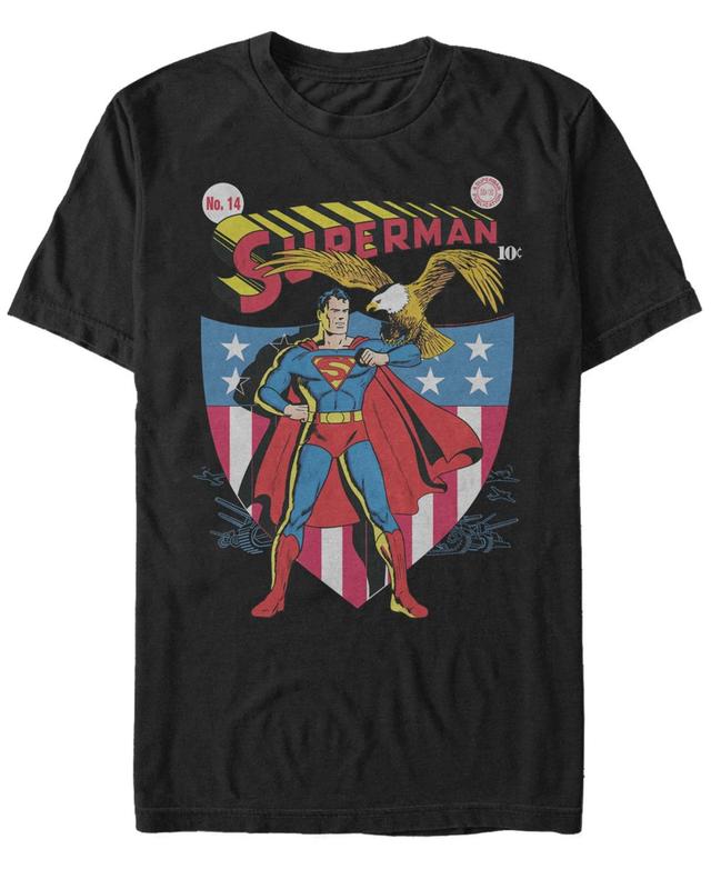 Fifth Sun Dc Mens Superman Classic Comic Cover Short Sleeve T-Shirt Product Image