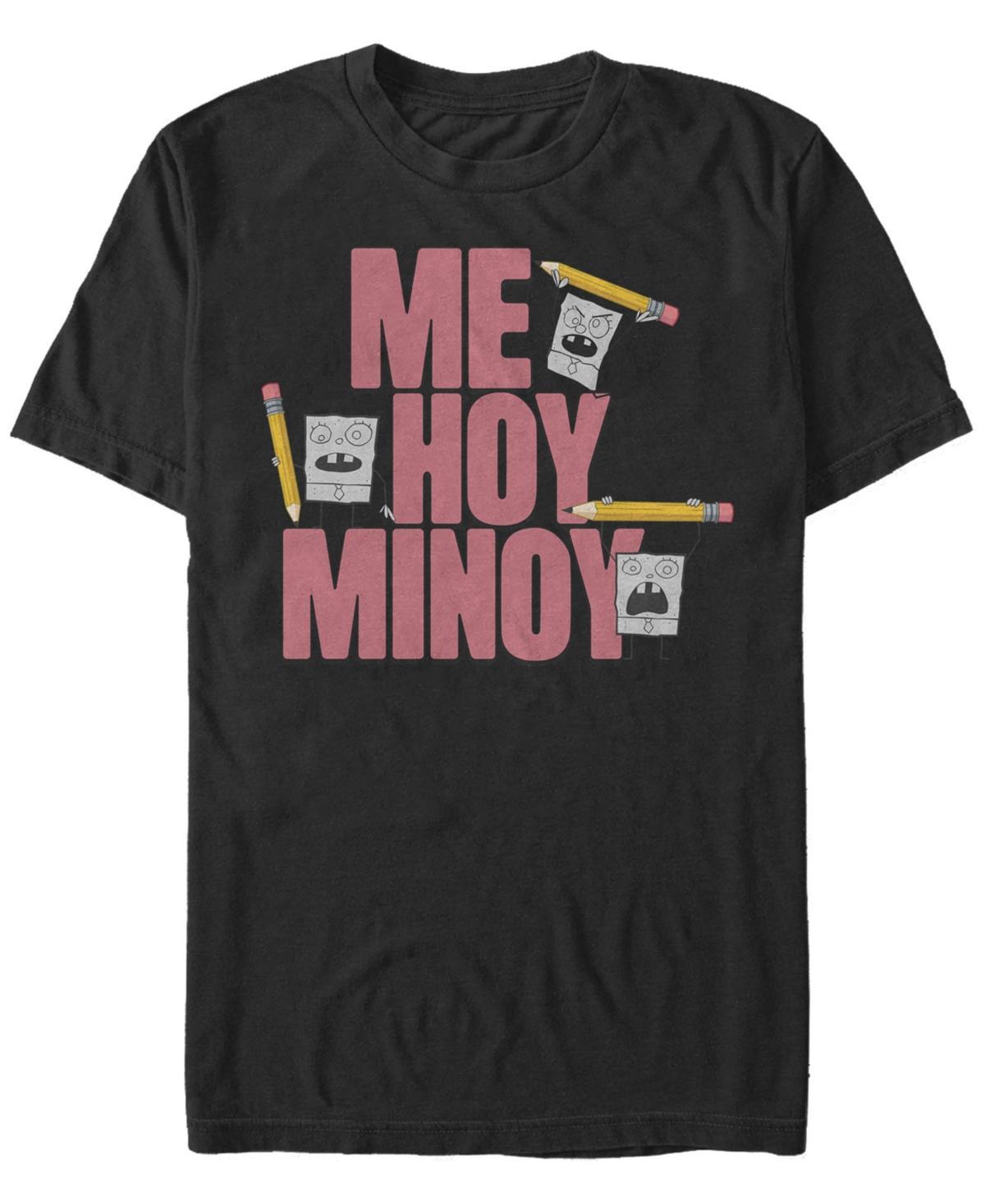 Mens Spongebob Me Hoy Minoy Doodlebob Word Stack Tee Product Image