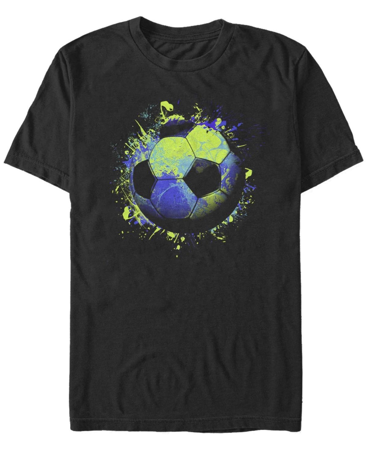 Mens Generic Additude Soccer Splat Short Sleeve T-shirt Product Image