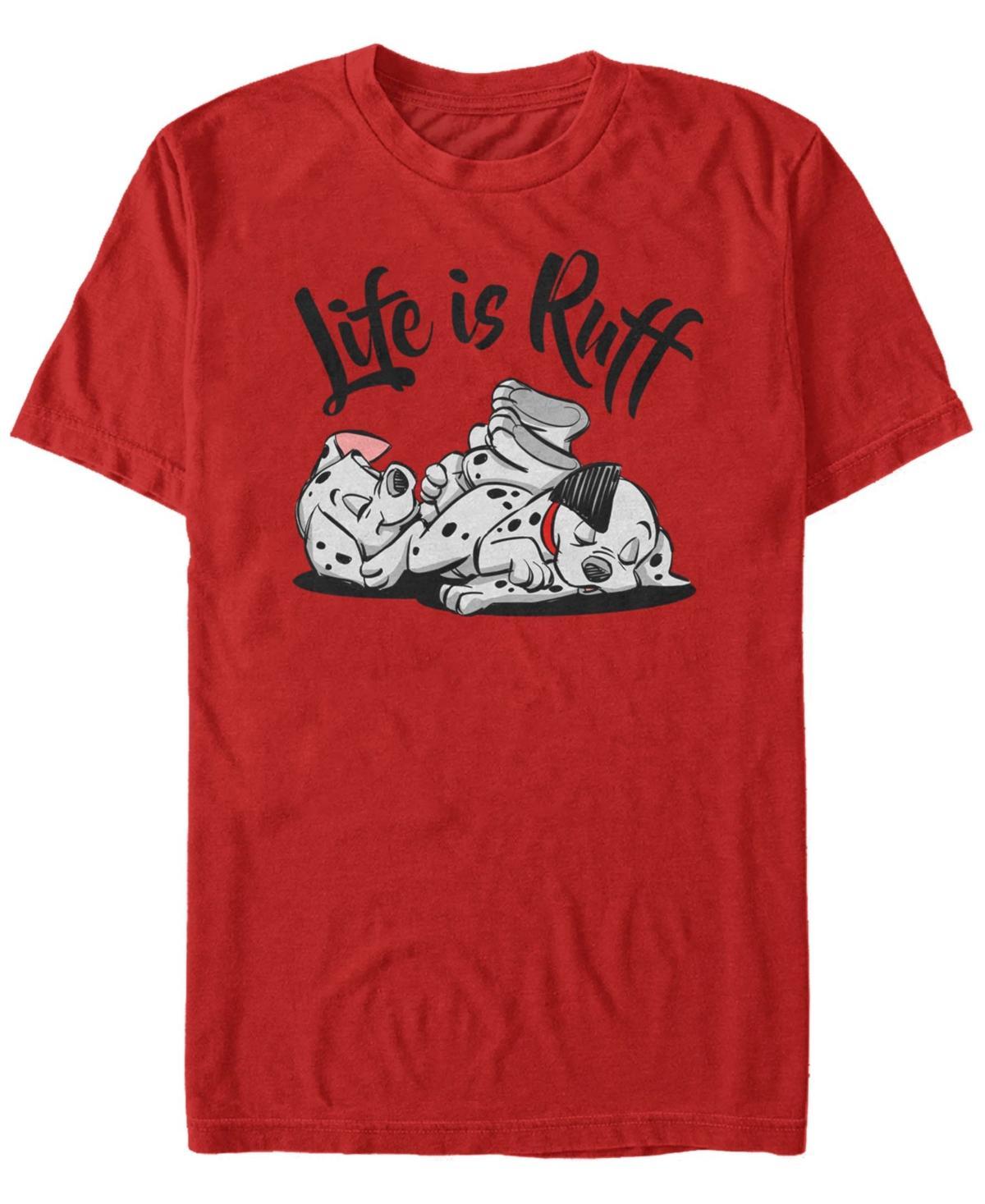 Disneys 101 Dalmatians Mens Sleeping Puppies Life Is Ruff Tee Product Image