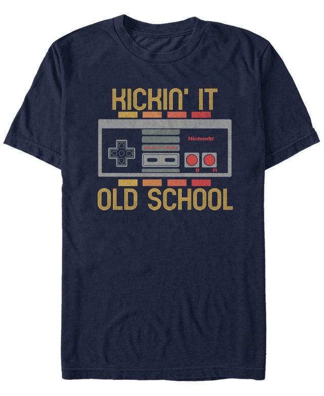 Nintendo Mens Classic Nes Kickin It Old School Controller T-Shirt Product Image