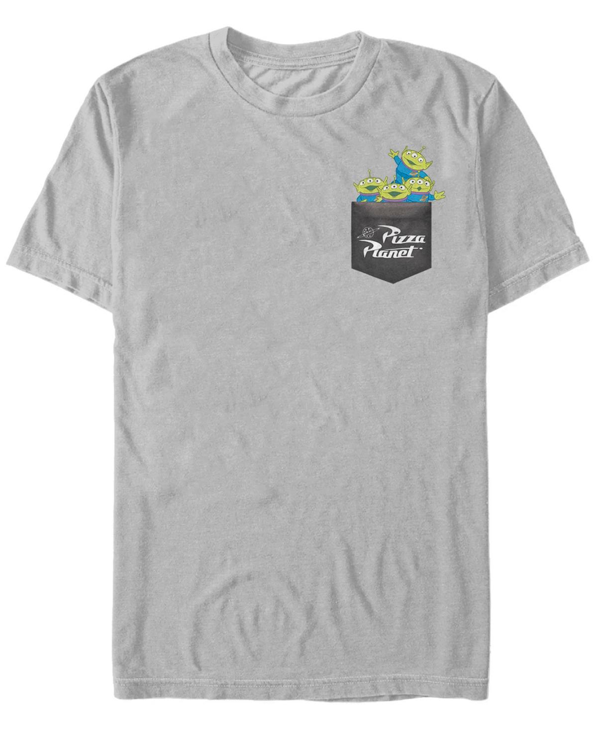 Mens Disney / Pixar Toy Story Pizza Planet Aliens Pocket Graphic Tee Product Image