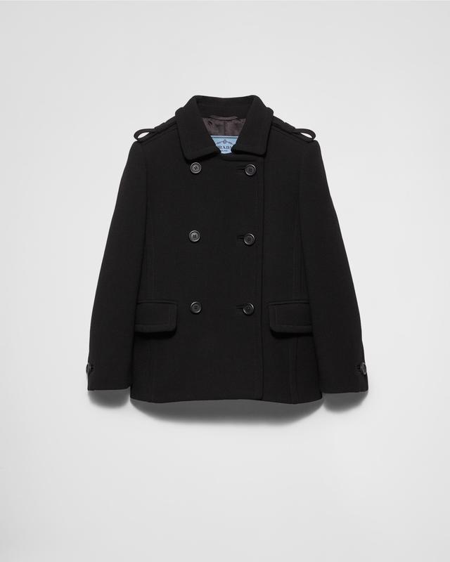 Double-breasted natté jacket Product Image