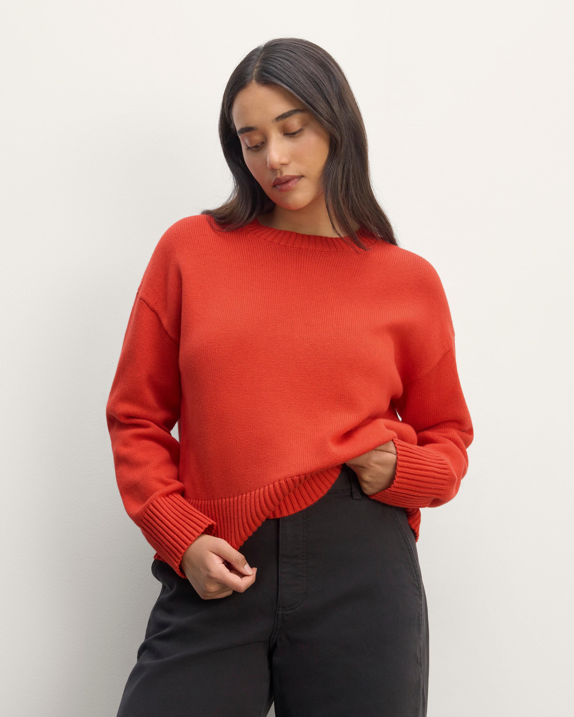 The Boxy Sweater in Everyday Cotton Product Image